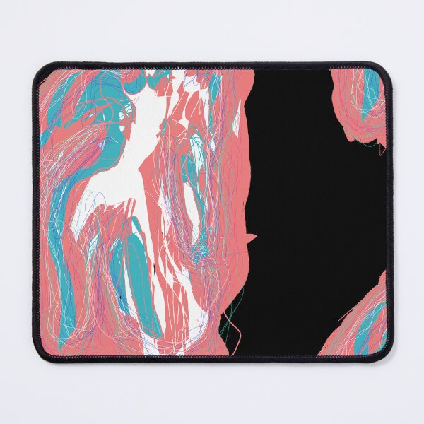 Item preview, Blue, white, coral silhouette (black background) designed and sold by MentaLee.