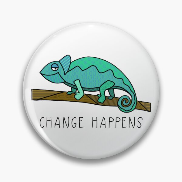 Item preview, Chameleon Change Happens Motivational designed and sold by Milizabeth.