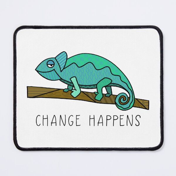 Item preview, Chameleon Change Happens Motivational designed and sold by Milizabeth.