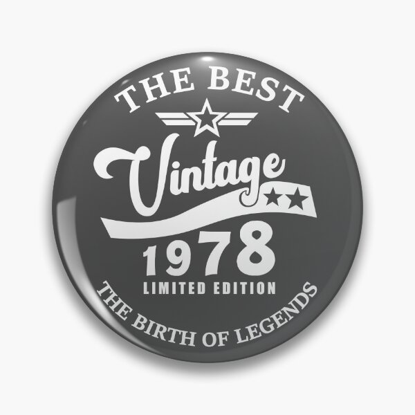 Item preview, Vintage 1978 - 44nd Birthday Gift For Men designed and sold by vooART.