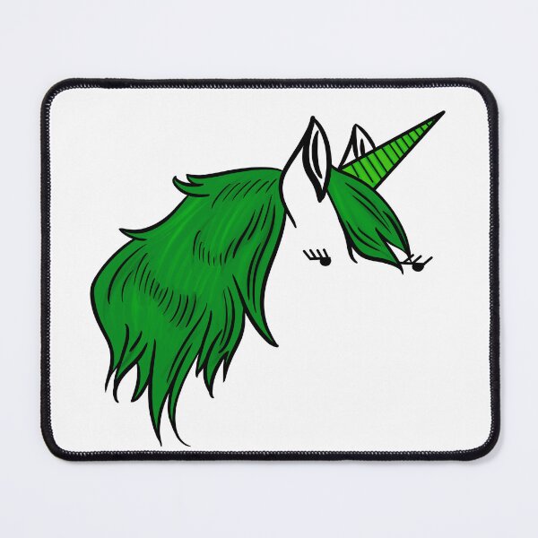 Item preview, Unicorn Mane Green designed and sold by theaadesigns.