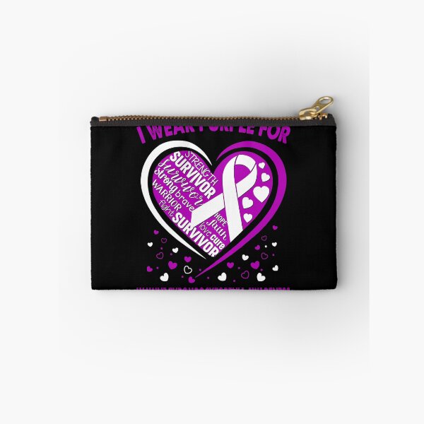 Item preview, I Wear Purple For Immune Thrombocytopenia Survivor Heart Ribbon designed and sold by heppenp.
