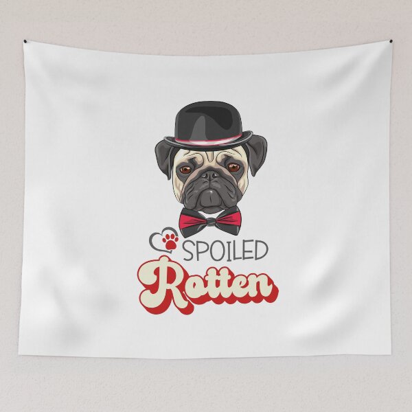 Item preview, Funny Gangsta Pug designed and sold by momofdoggos.