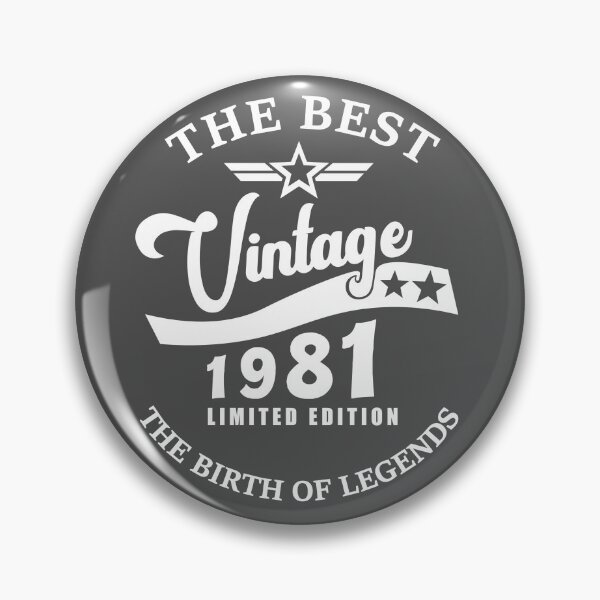 Item preview, Vintage 1981 - 41nd Birthday Gift For Men designed and sold by vooART.