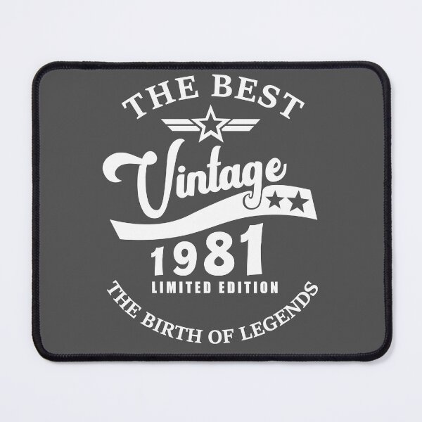 Item preview, Vintage 1981 - 41nd Birthday Gift For Men designed and sold by vooART.