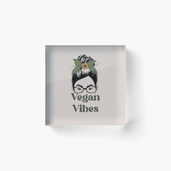 Item preview, Vegan Vibes girl designed and sold by Wild Whispers.
