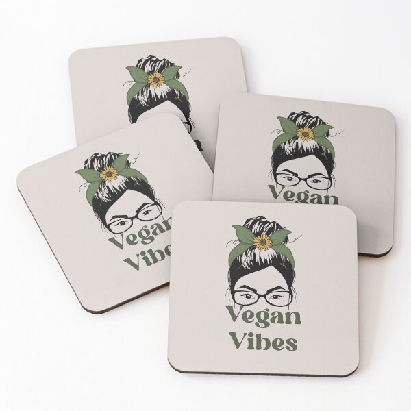 Item preview, Vegan Vibes girl designed and sold by Wild Whispers.