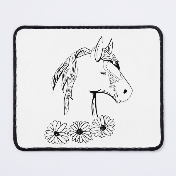 Item preview, Unique Horse in Flowers designed and sold by theaadesigns.