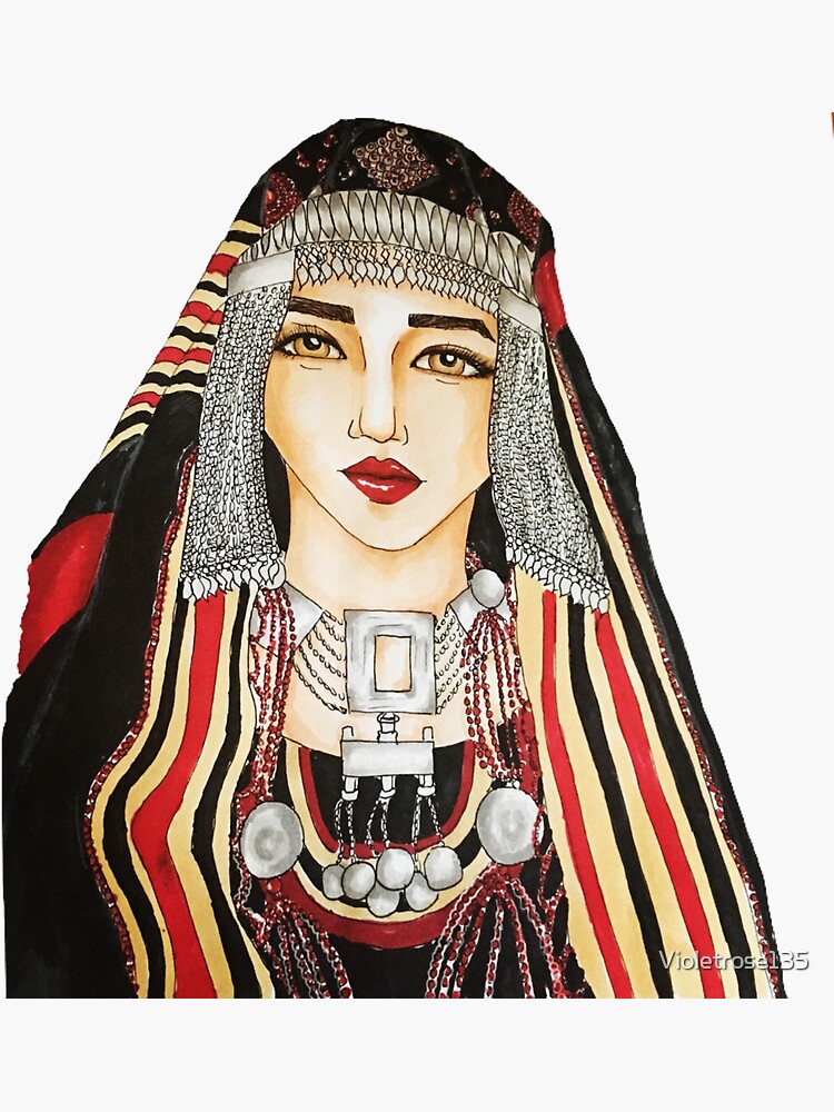 Yemeni woman Illustration by Violetrose135