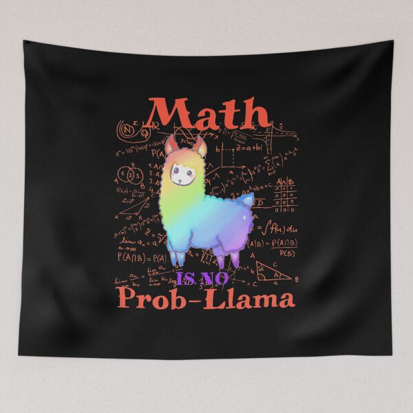 Item preview, Funny Math Is No Prob-Llama, Math Teacher Gift about School for Teacher designed and sold by Beautiful Designs.