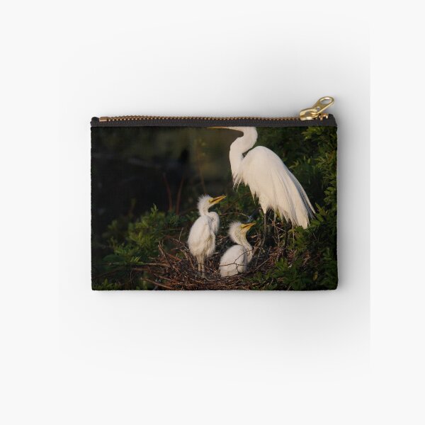 Item preview, Great Egret with young designed and sold by Rob Lavoie.