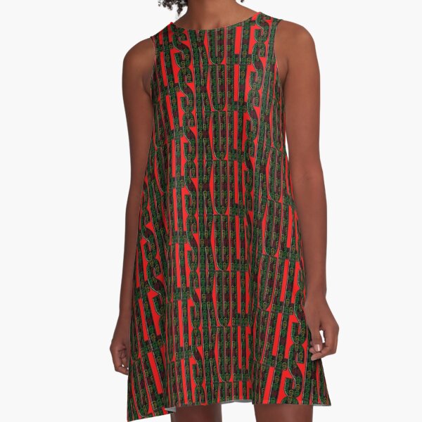 Skull spelled for you A-Line Dress