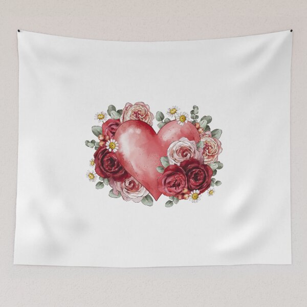 Item preview, Beautiful Flower Heart|Valentine's Day  designed and sold by Touch of FEZ.