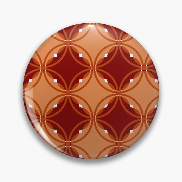 Item preview, Red & Orange Modern Quatrefoil Pattern designed and sold by rgbguy.
