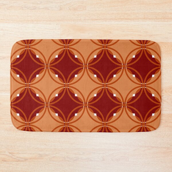 Item preview, Red & Orange Modern Quatrefoil Pattern designed and sold by rgbguy.