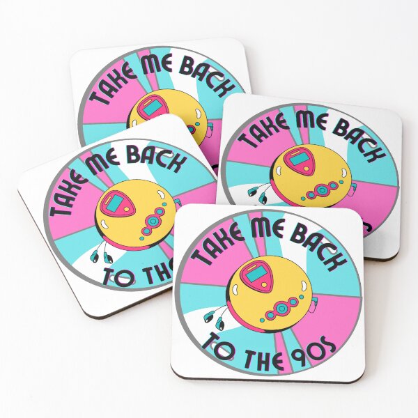 Item preview, Colorful Take Me Back To The 90s Discman And CD retro design designed and sold by Cora Gregory.