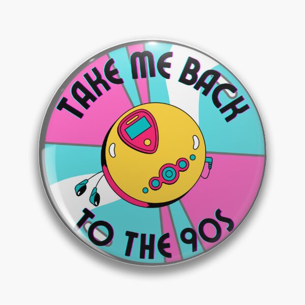 Item preview, Colorful Take Me Back To The 90s Discman And CD retro design designed and sold by Cora Gregory.