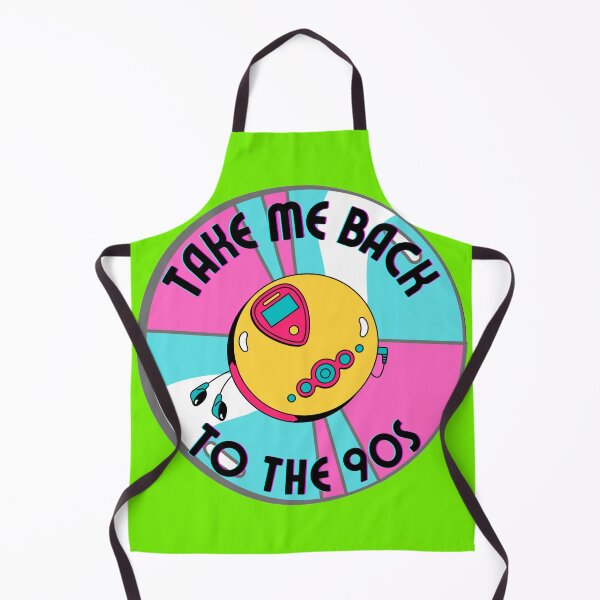 Item preview, Colorful Take Me Back To The 90s Discman And CD retro design green version designed and sold by Cora Gregory.