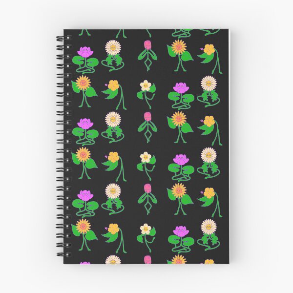 Aperçu de l'œuvre La version noire de la famille florale heureuse mignonne créée et vendue par Cora Gregory.