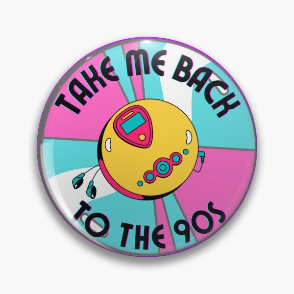 Item preview, Colorful Take Me Back To The 90s Discman And CD retro design purple version designed and sold by Cora Gregory.
