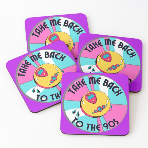 Item preview, Colorful Take Me Back To The 90s Discman And CD retro design purple version designed and sold by Cora Gregory.