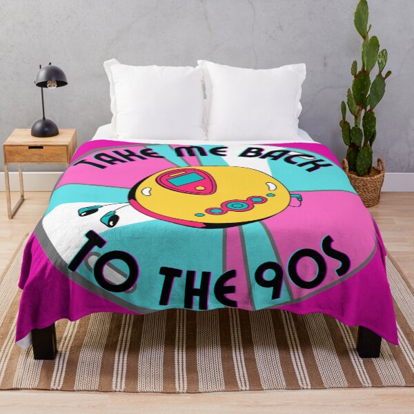 Item preview, Colorful Take Me Back To The 90s Discman And CD retro design pink version designed and sold by Cora Gregory.