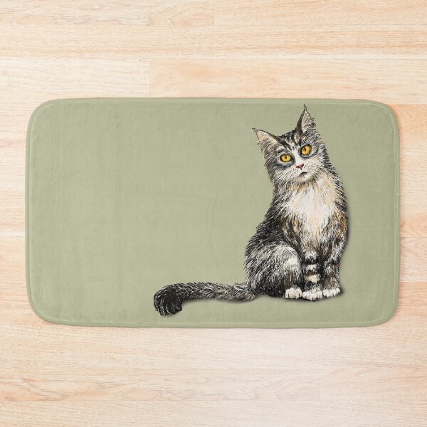 Item preview, Scruffy cat designed and sold by Lemontreeart63.