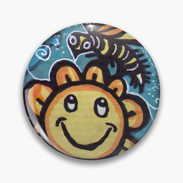 Item preview, Flower and Bee and Doggy Priority Mail Art  designed and sold by Amy Chace.