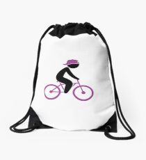 Biker Cyclist 1 (dd)++2013 Drawstring Bag