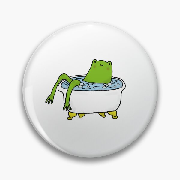 Item preview, Bath time frog designed and sold by moth-creature.