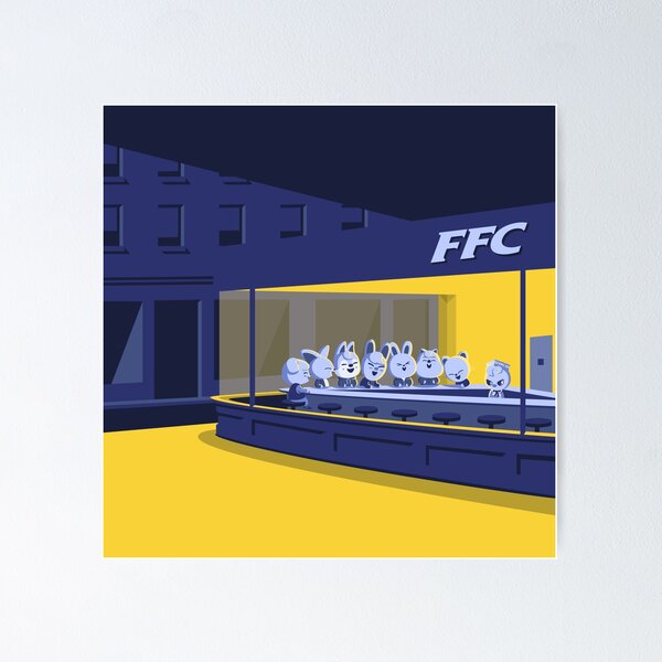 Item preview, Stray Kids SKZOO Felix Fried Chicken Nighthawks designed and sold by imsofandom.