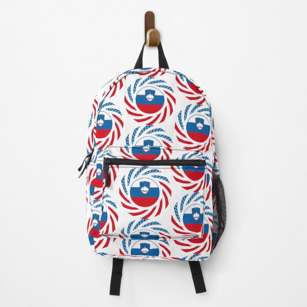 Item preview, Slovenian American Multinational Patriot Flag Series designed and sold by Carbon-Fibre Media.