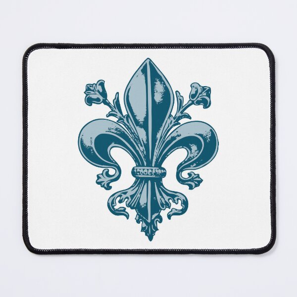 Fleur de Lis - outline' Mouse Pad