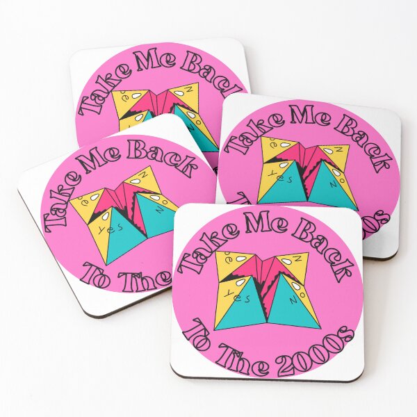 Item preview, Colorful Take Me Back To The 2000s paper fortune teller retro design designed and sold by Cora Gregory.