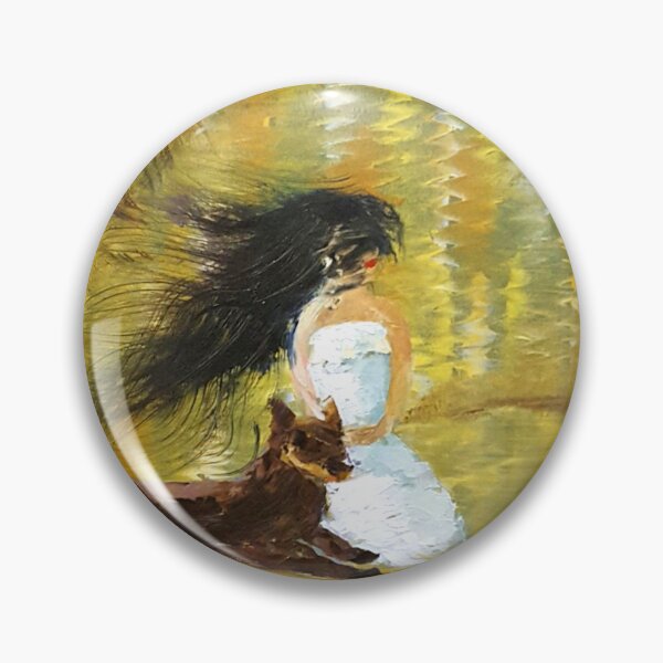 Item preview, wolf and lady art work designed and sold by yevheniiaCH.