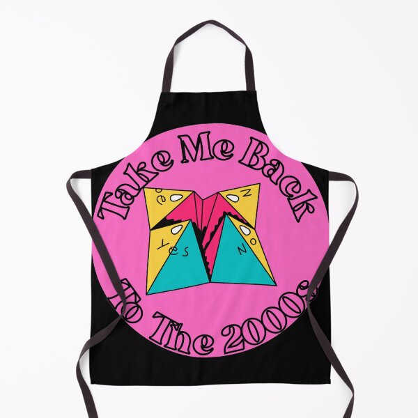 Item preview, Colorful Take Me Back To The 2000s paper fortune teller retro design black version designed and sold by Cora Gregory.