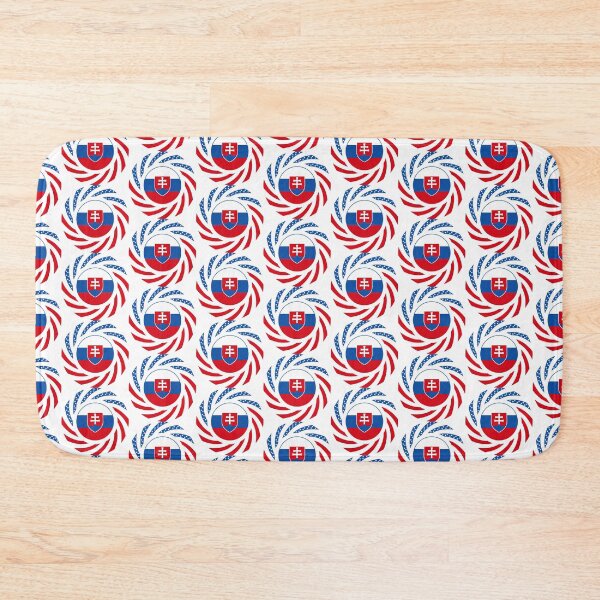 Item preview, Slovakian American Multinational Patriot Flag Series designed and sold by Carbon-Fibre Media.