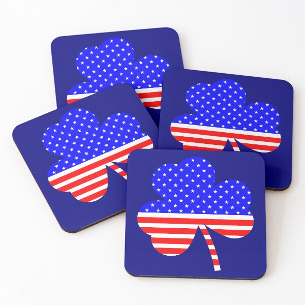 Item preview, st patricks day american flag clover shamrock  designed and sold by Gossip Rag.