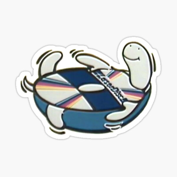 Item preview, Laserdisc Turtle (white) designed and sold by EclecticEcho.