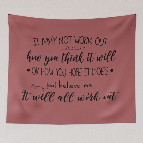 Item preview, It will work out - lasso quote designed and sold by Wenby-Weaselbee.