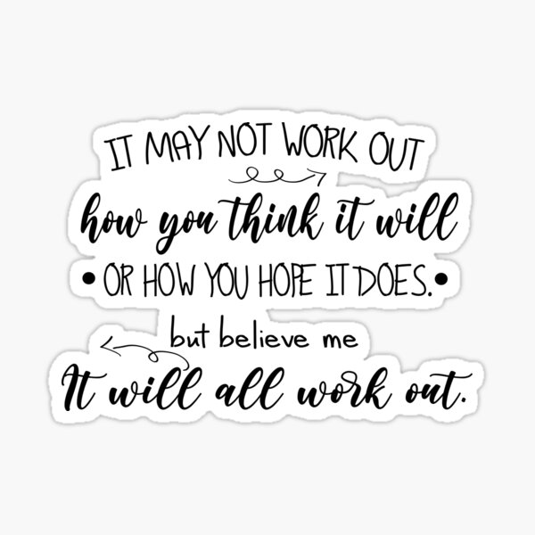 Item preview, It will work out - lasso quote designed and sold by Wenby-Weaselbee.
