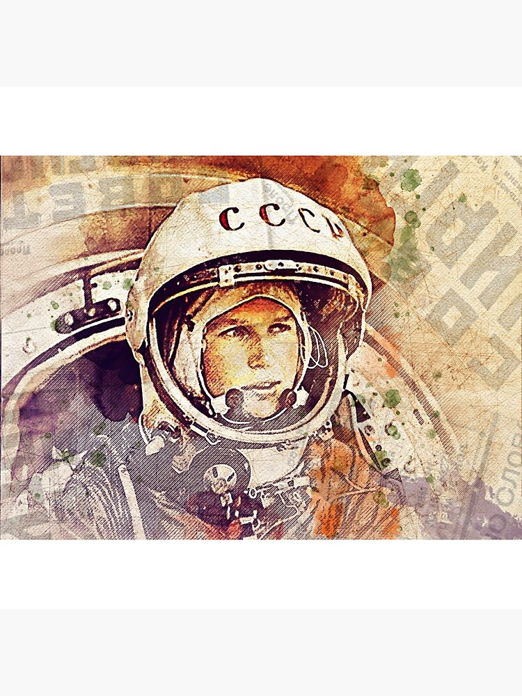 Discover Tereshkova Valentina - First Woman in Space Premium Matte Vertical Poster