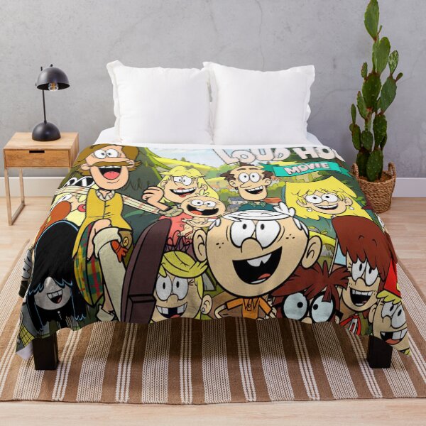 The Loud House Movie Funny Gift For Fans Throw Blanket