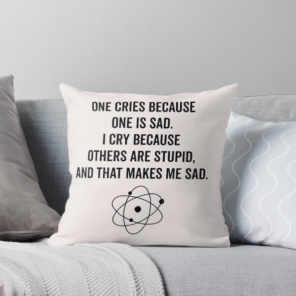 Item preview, One Cries Because One is Sad Funny Science  designed and sold by KMIKBAL7.