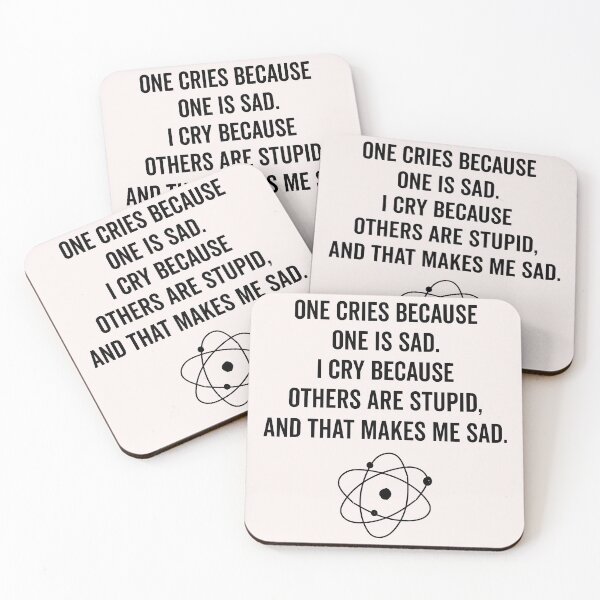 Item preview, One Cries Because One is Sad Funny Science  designed and sold by KMIKBAL7.