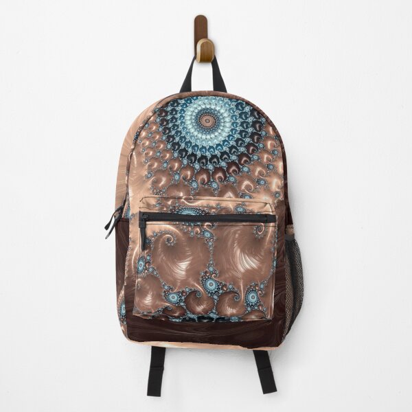 Item preview, Swirling Spirals in Copper and Teal designed and sold by Elisabeth Lucas.