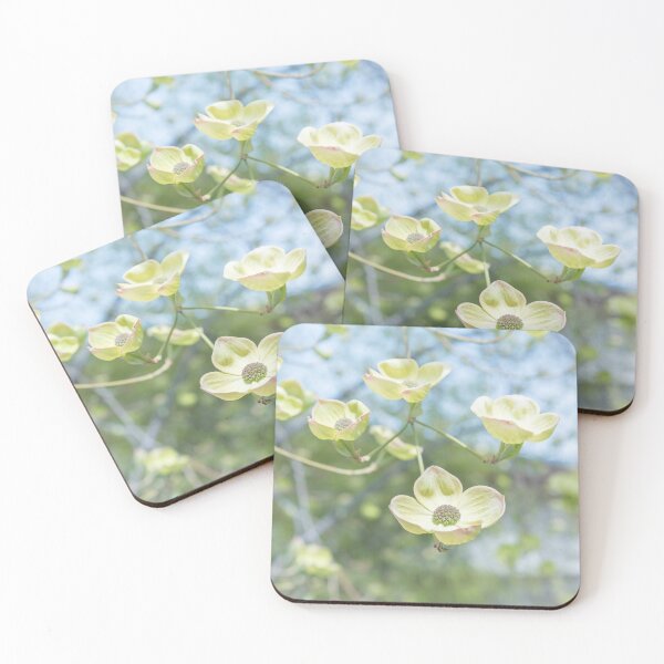 Item preview, White Flowering Dogwood Blossoms in Springtime designed and sold by Amy Mitchell.