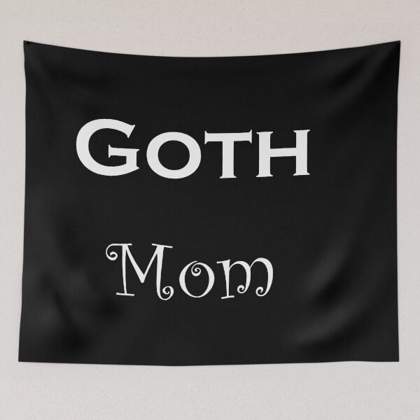 Item preview, Goth mom (white text) designed and sold by C.l S.