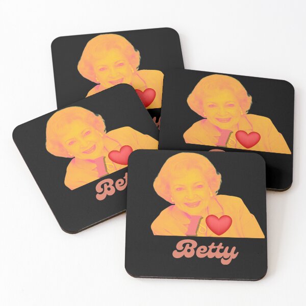 Item preview, I love Betty White 80's retro potrait bubble letter tshirt, sticker Golden Girls designed and sold by Paintingladycat.