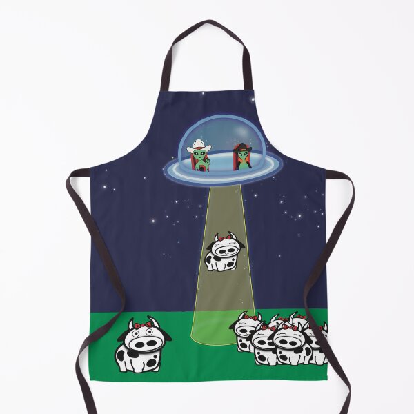 Item preview, UFO Abduction of Cows designed and sold by FlippinTurtles.